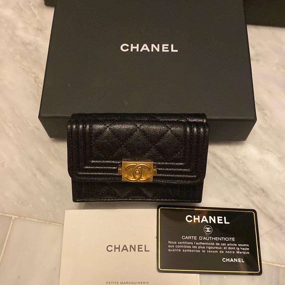 Chanel Boy small  wallet